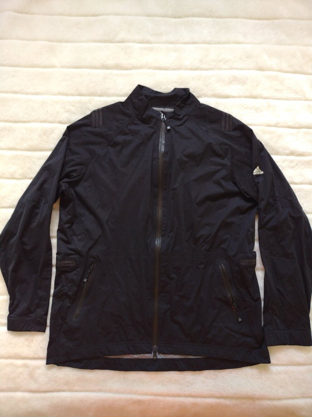 Adidas Men's Clima Proof Storm Jacket Black XL 2008 Full Zip Weatherproof